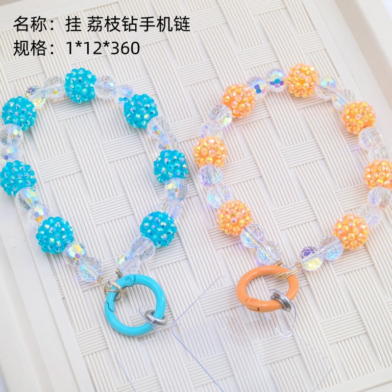 Hang Litchi Diamond Mobile Phone Chain