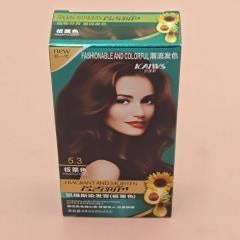 Chestnut brown hair dye