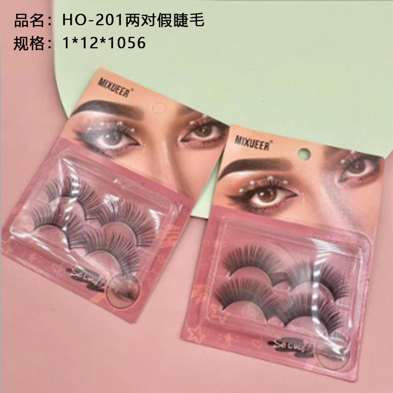 HO-201 Two pairs of false eyelashes