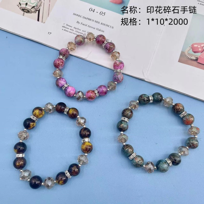 Printed gravel bracelet