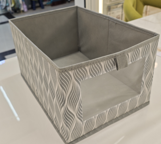 36*26*20cm lidless storage box * PVC window