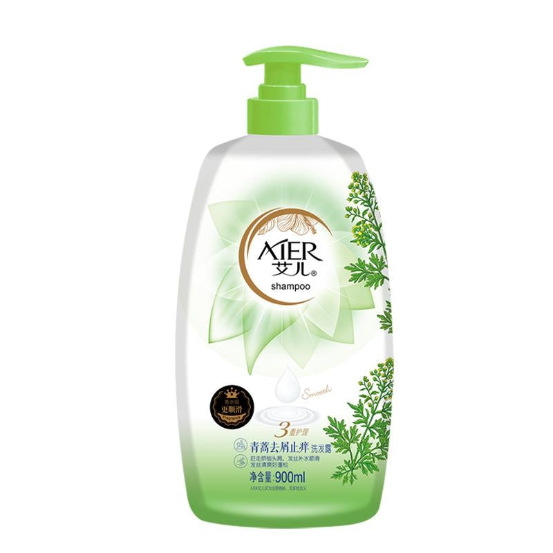 Aier Aier Artemisia Scalp Anti-Dandruff and Itch-Relieving Shampoo 900ml