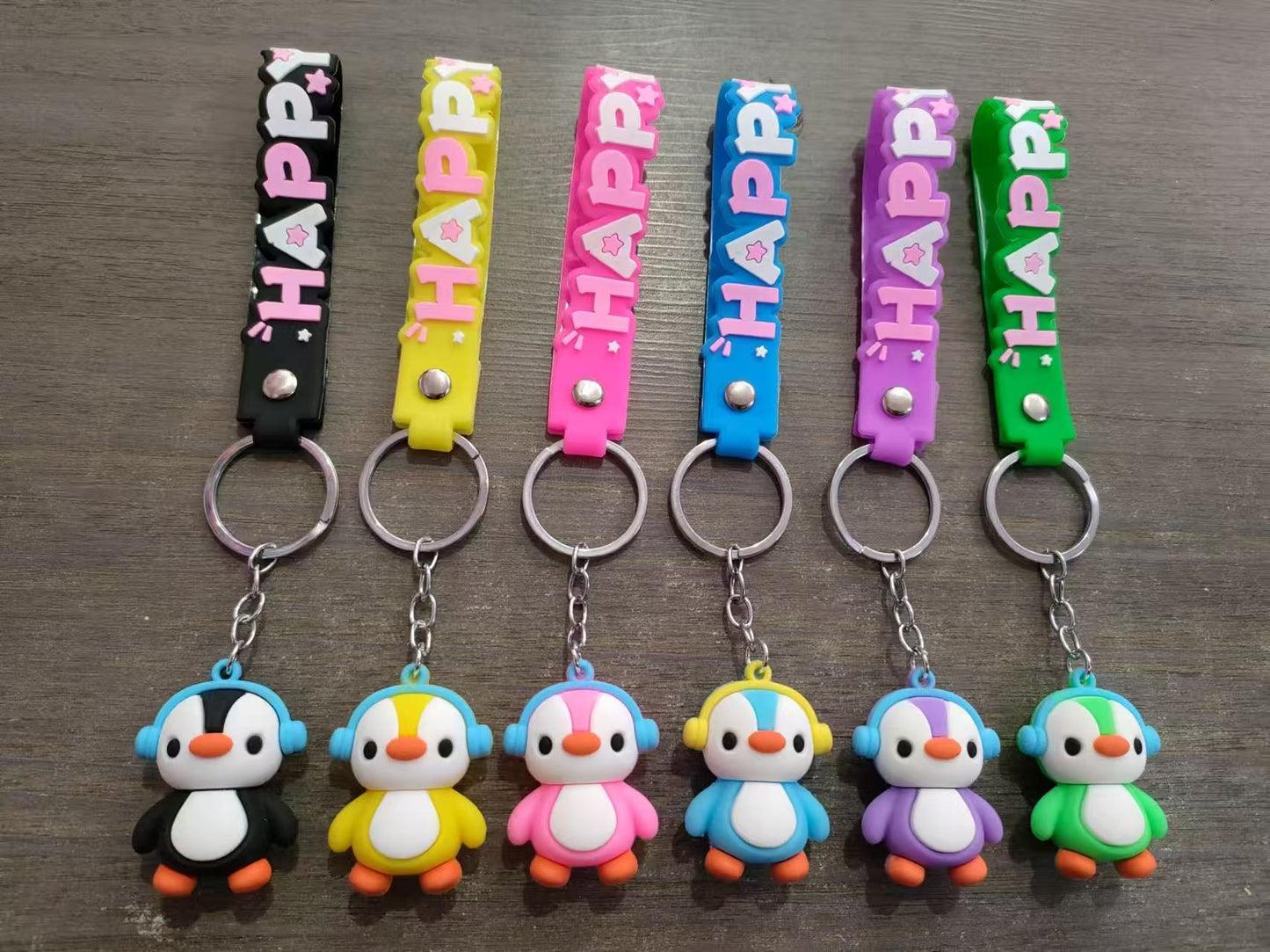 Penguin hanging headphones