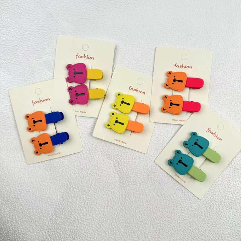 Colorful bear suit clip
