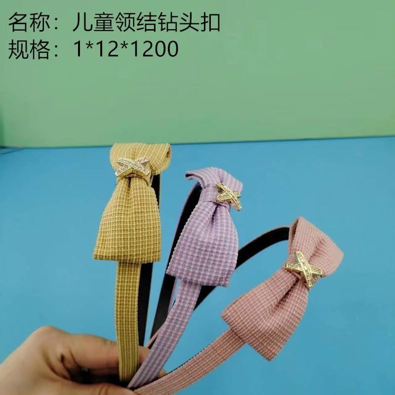 Children's Bow-tie Drill Buckle