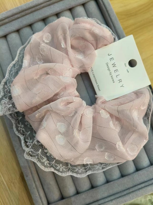 Gold Dot Lace Intestinal Circle