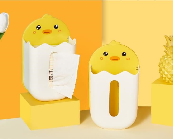 Yellow Duck 6355 Broken Chicken Wall Tissue Box