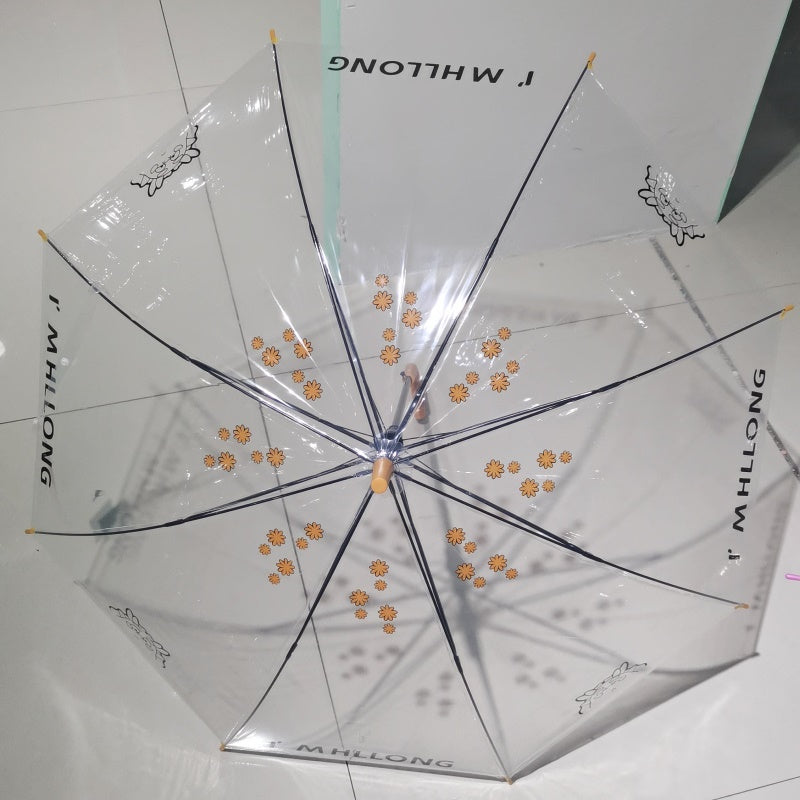 Honglonglong Transparent Umbrella 0 Orange