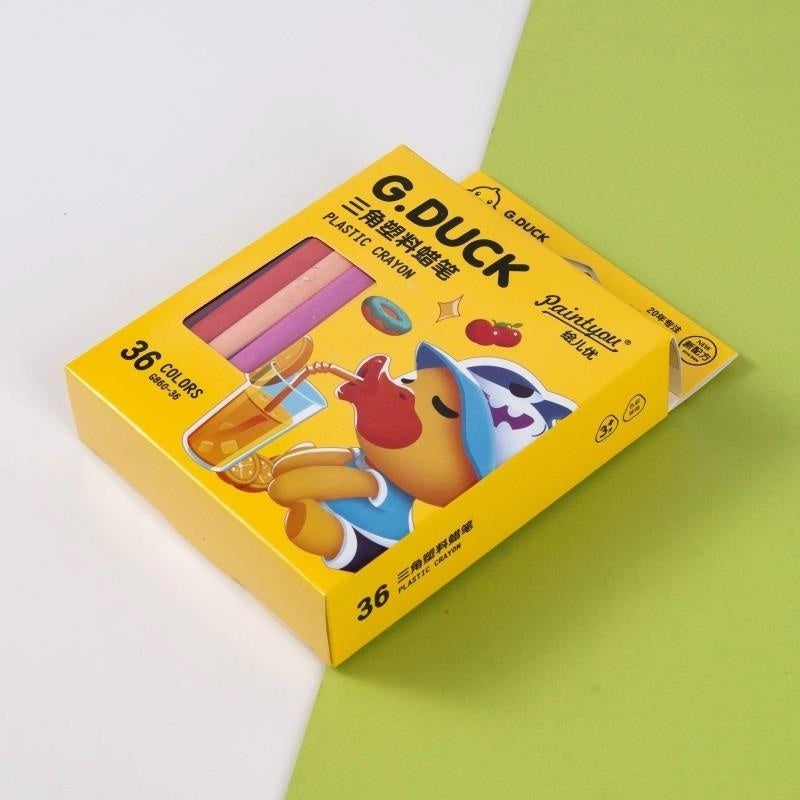 Little Yellow Duck G860 - 36 - color triangular crayons