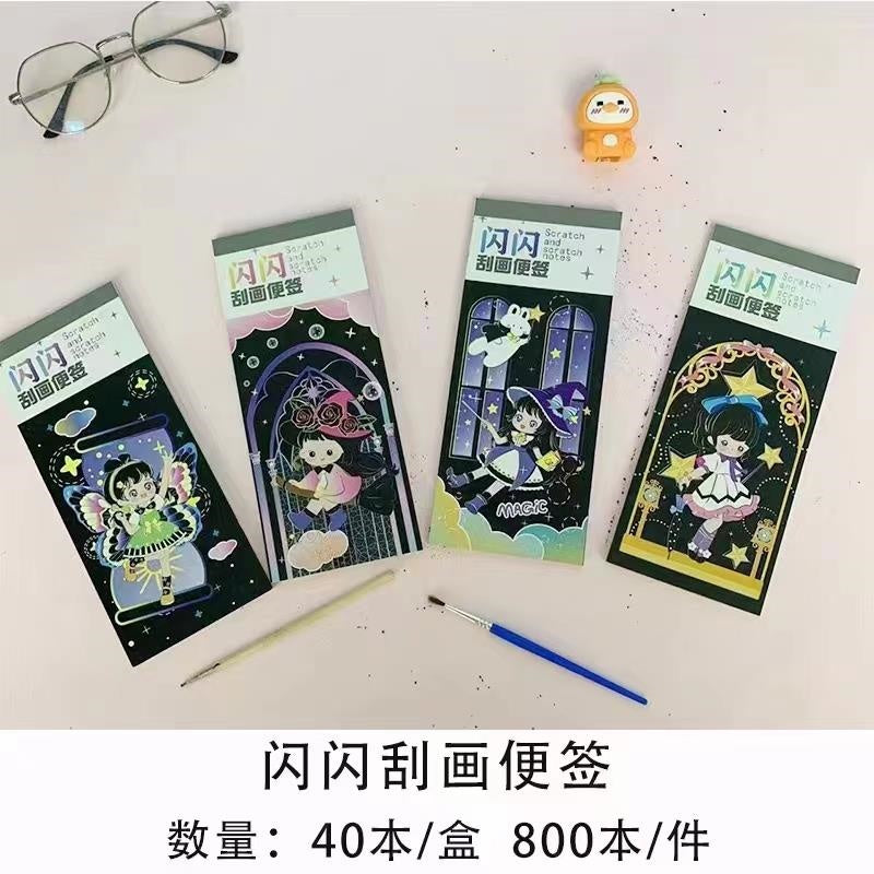 72001 Sparkling Scratch-off Painting Sticky Notes