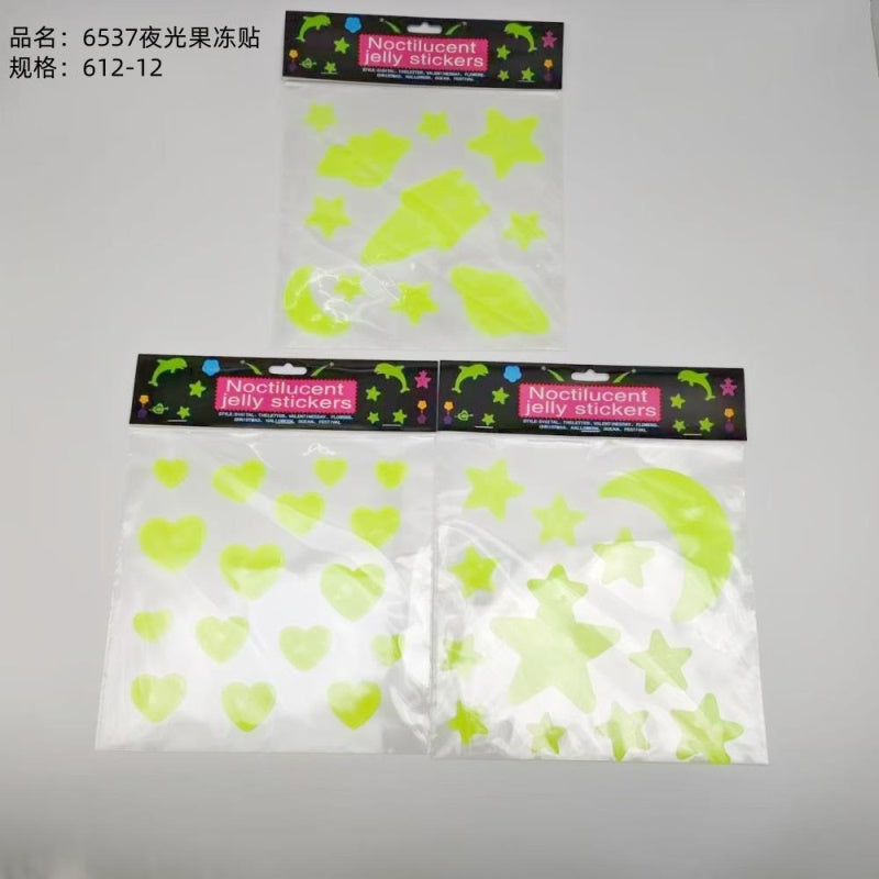 6537 Glow-in-the-Dark Jelly Stickers