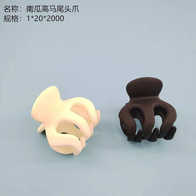 Pumpkin high ponytail hair claw