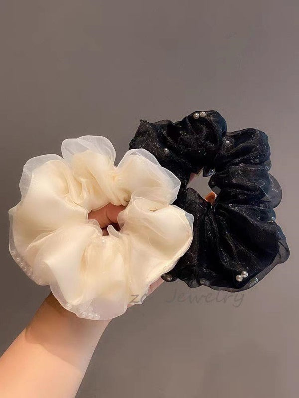 Silk Yarn Pearl Edge Gut Circle