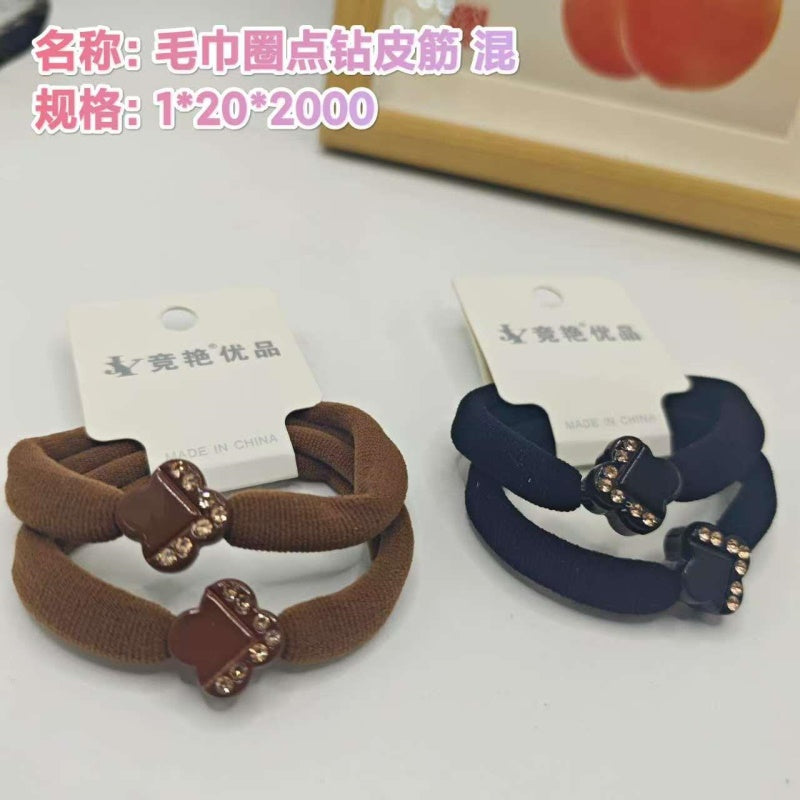 Towel ring point drill rubber band mix