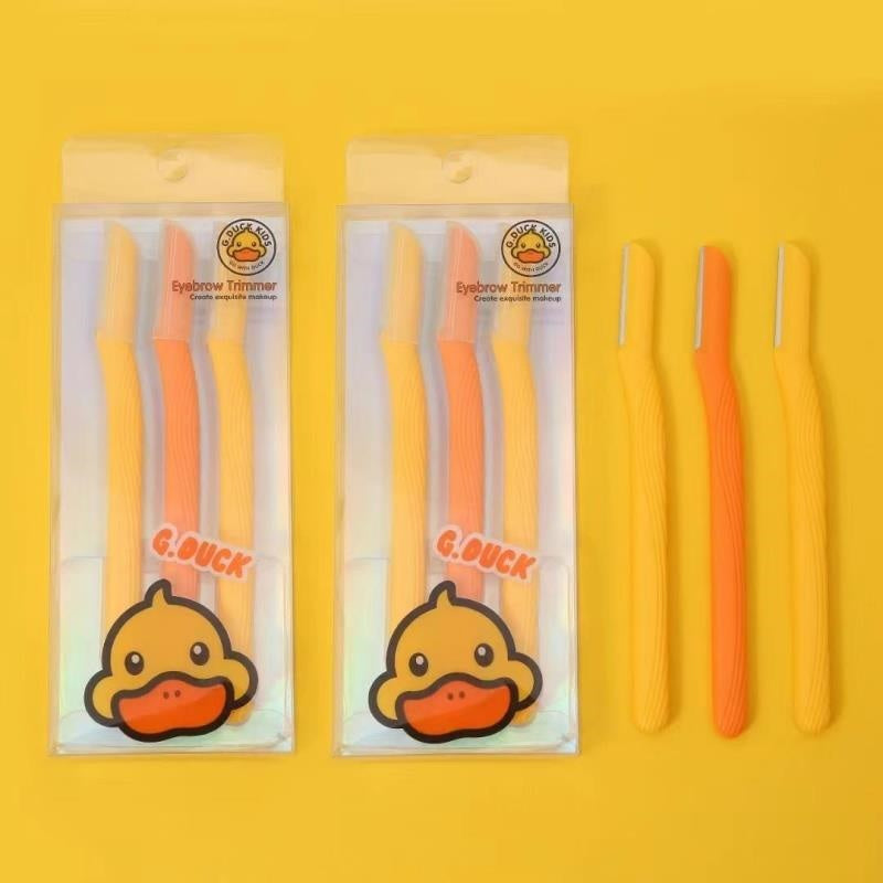 Little yellow duck G8806 three eyebrow knife