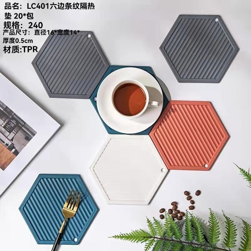 LC401 six-sided striped insulation pad