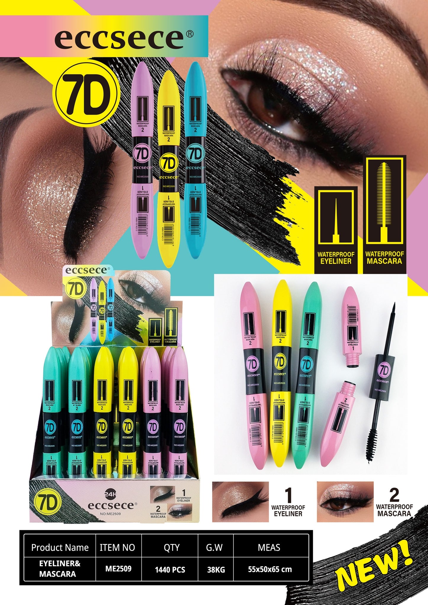 ME2509 Mascara Liquid Eyeliner