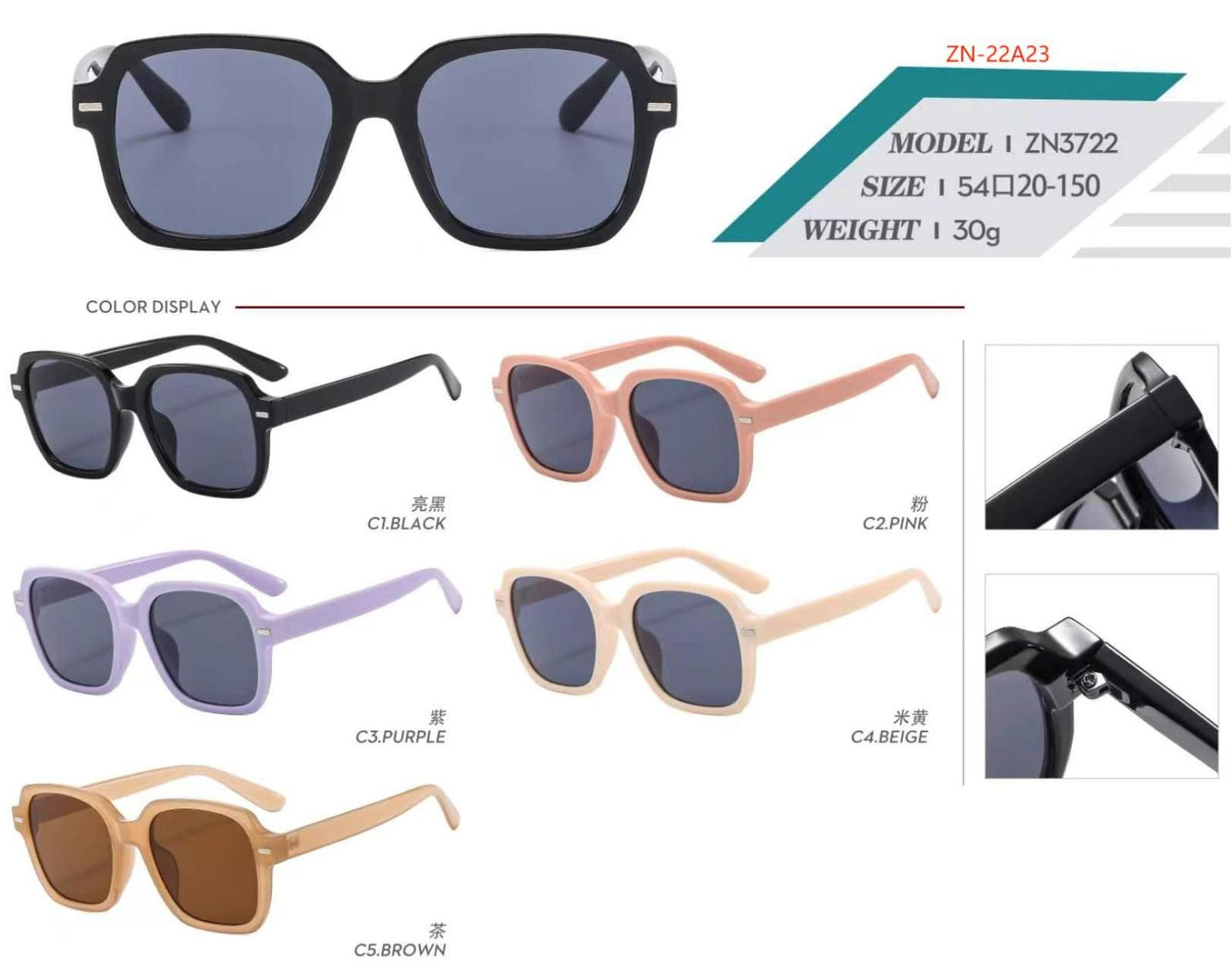 Adult sunglasses ZN-3722