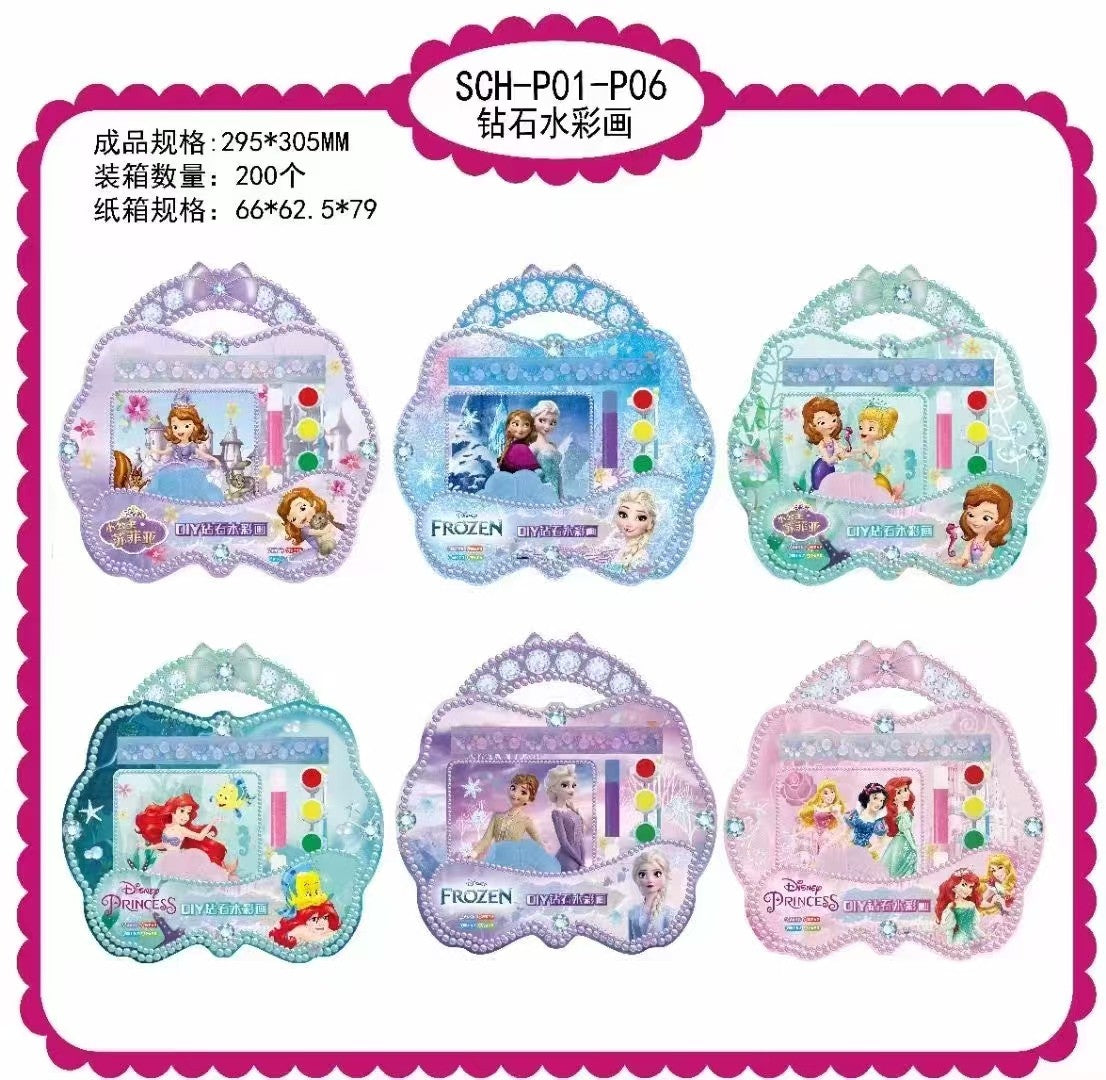 SCH-P01-P06 Diamond Watercolor Painting