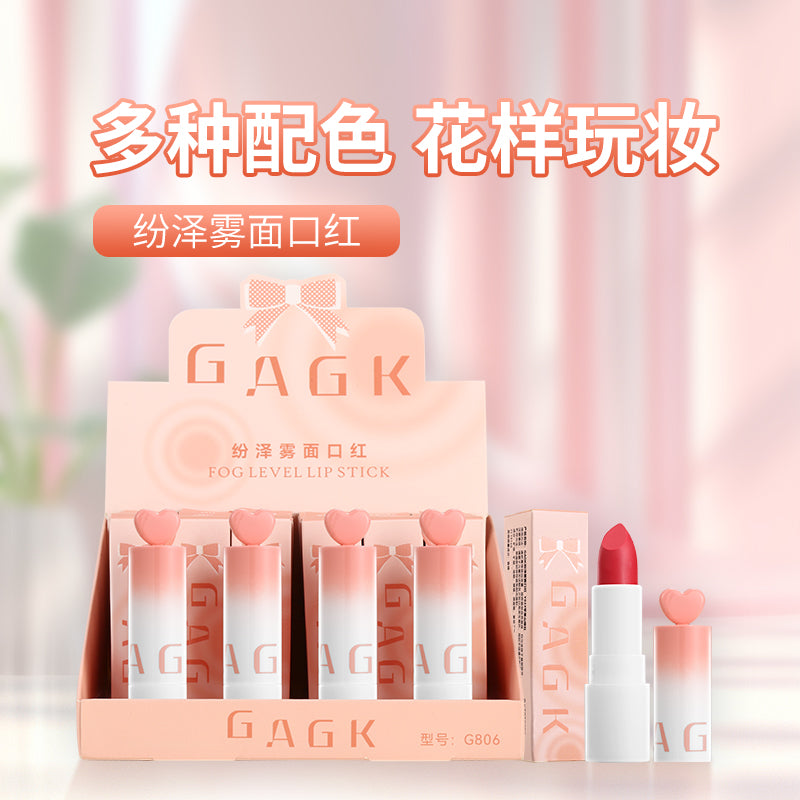 G806—04# 24-piece Display Box for Matte Lipsticks in a Variety of Shades