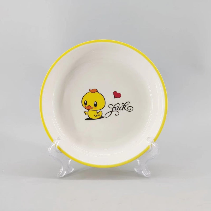 7 candy plate small yellow duck