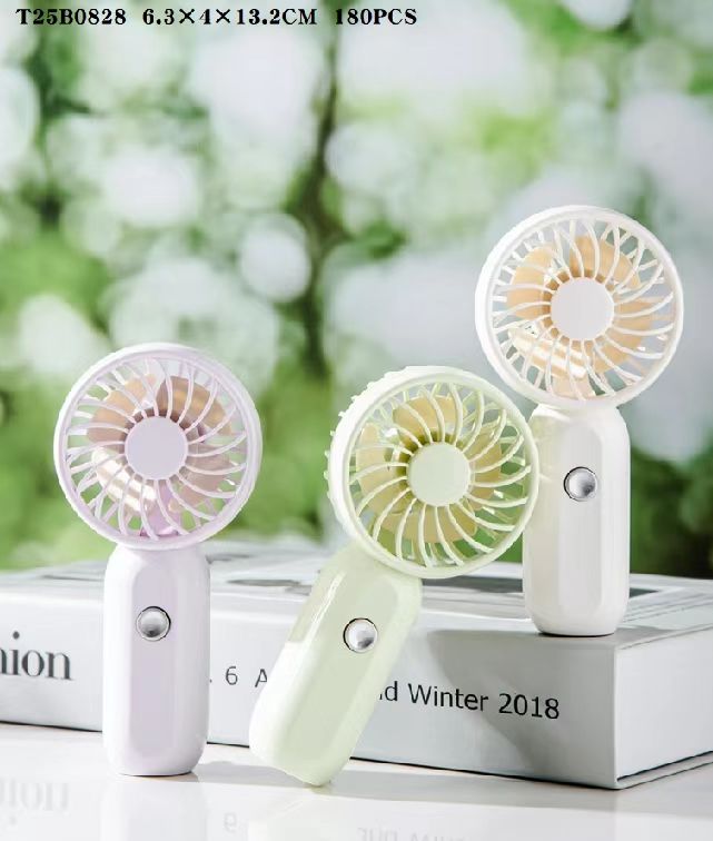 TML-269 Portable Three-speed Mini Fan with 3 Colors (300mAh Lithium Battery)