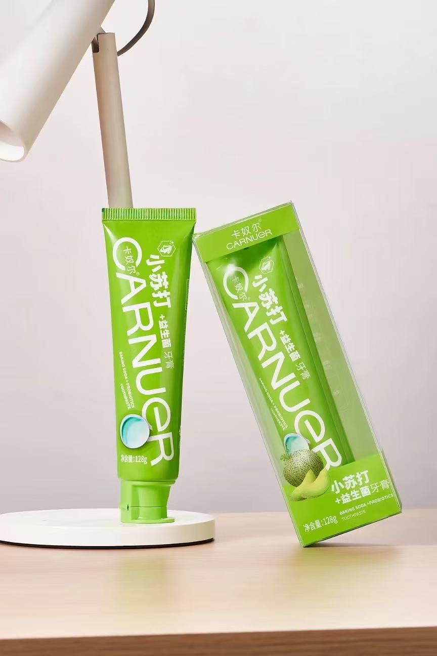 Kanuer Baking Soda + Probiotic Toothpaste 128g (Honeydew Melon Flavor)
