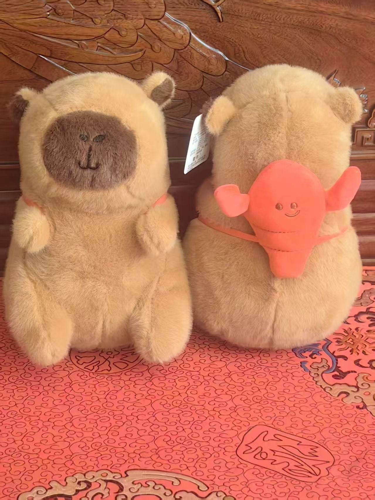 Lobster capybara plush
