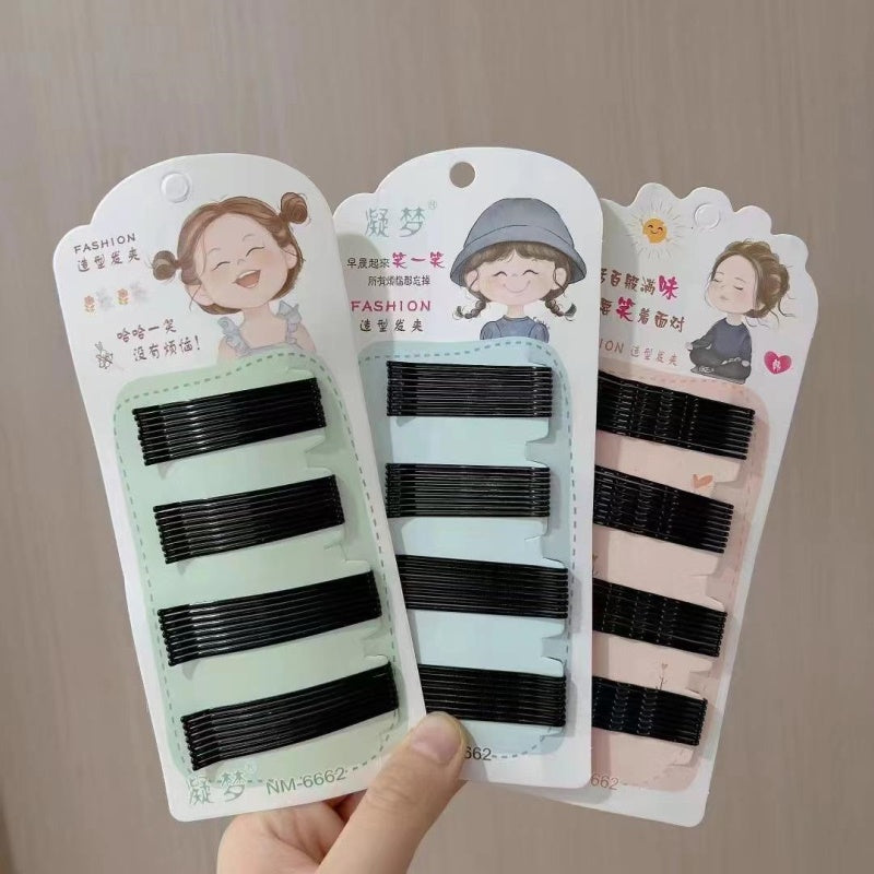 6662 Laughter Girl Hairpin in One-Character Shape