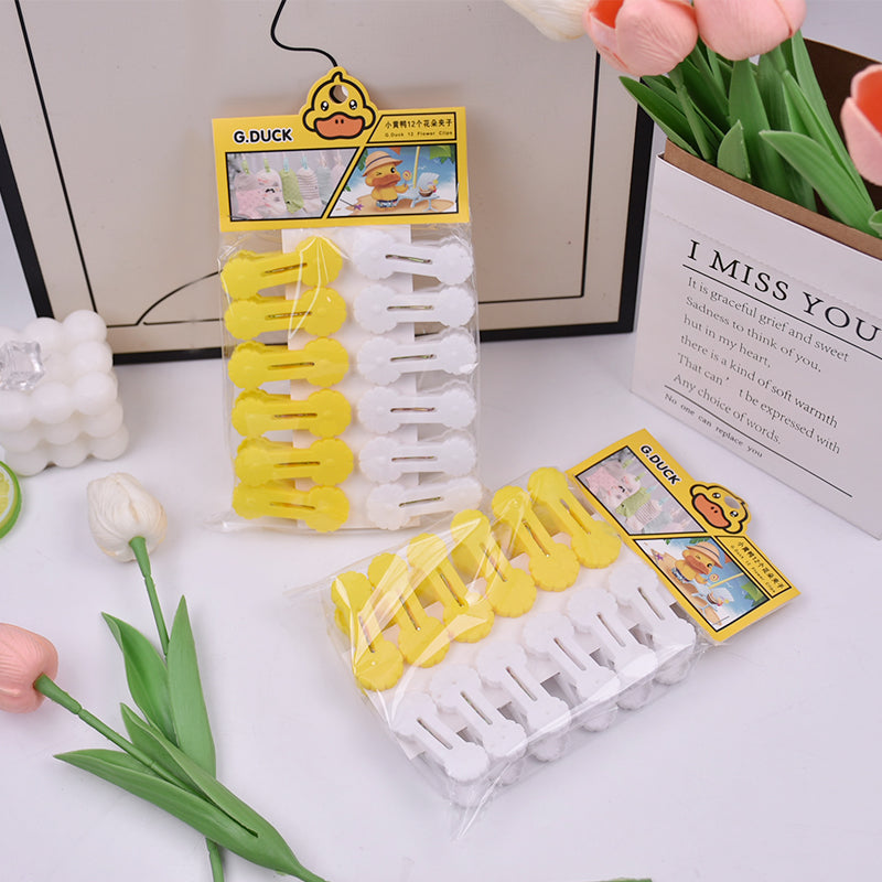 Rubber duck 316 - 12 flower clip