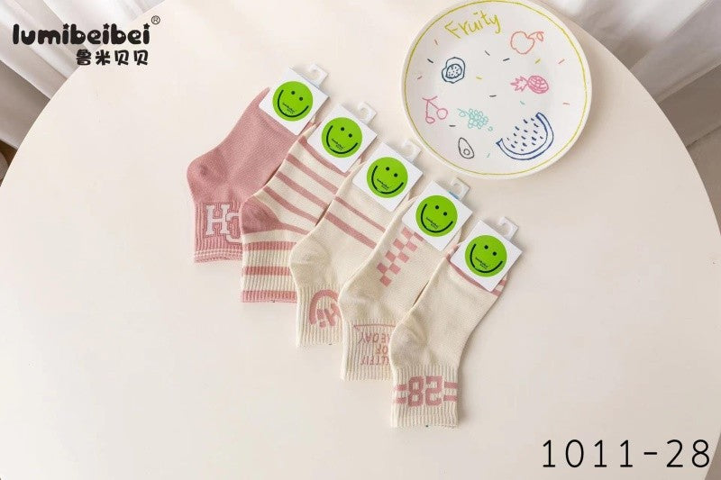 1011-28 Children's Socks Made of Xinjiang Cotton