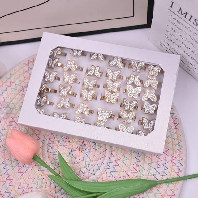 Mud drill butterfly steel ring