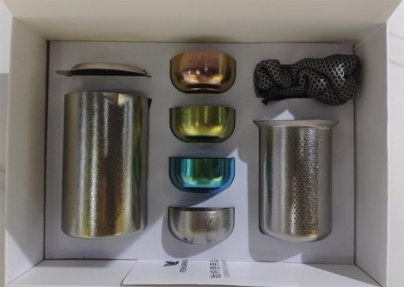 FX-345 pure titanium 8 piece set (color)