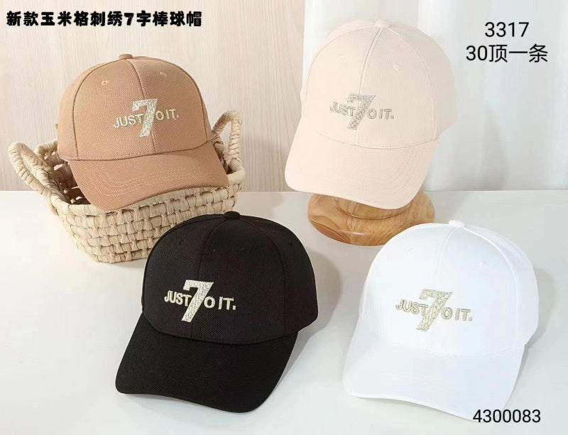 7 word baseball cap 3317