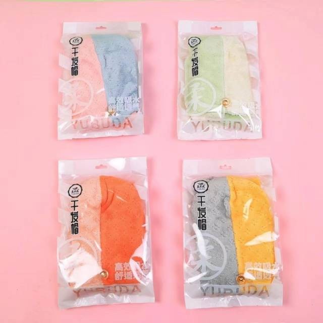 Fish hair cap two-color thick 5251