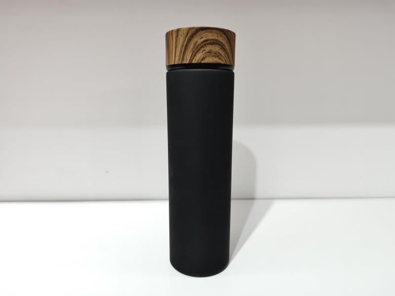 OB-wood grain lid straight cup