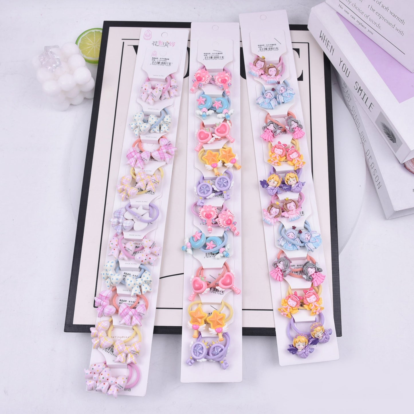 long card cartoon rubber band mixed