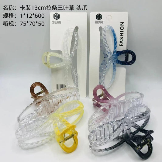 Card 13cm pull clover head claw