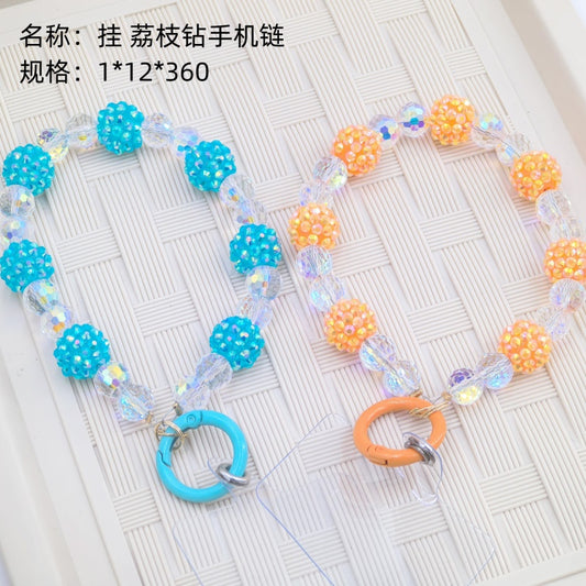 Hang Litchi Diamond Mobile Phone Chain