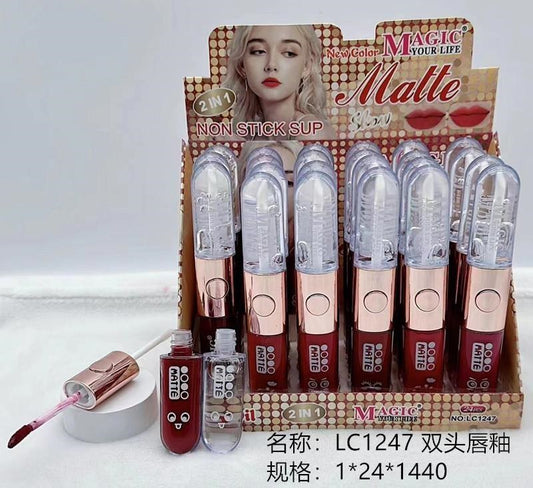 LC1247 Double-ended Lip Glaze