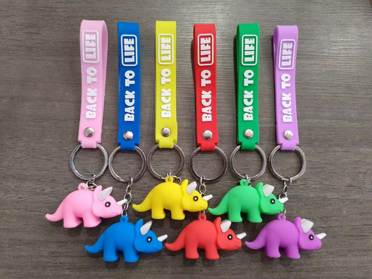 Hang colored dinosaurs