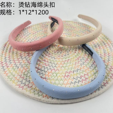 Hot-fix drill sponge head buckle