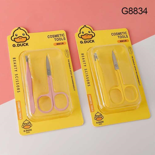 Yellow duck G8834 scissors eyebrow clip