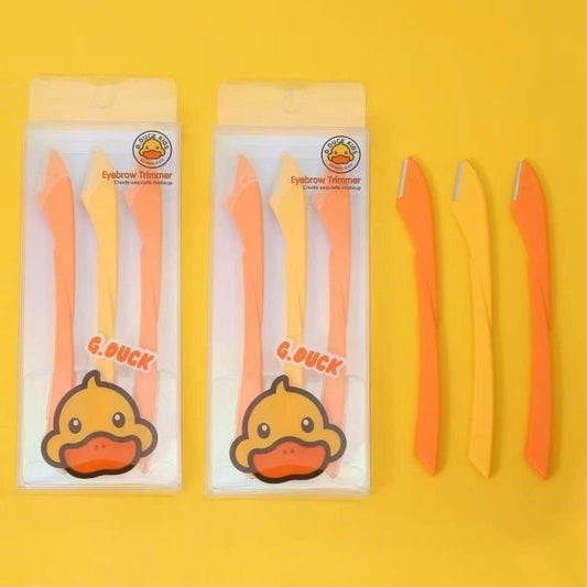 Yellow duck G8807 three eyebrow knife