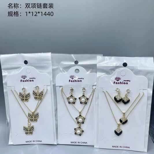 Double necklace set