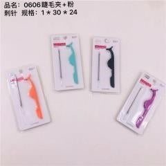 Discontinue production of 0606 eyelash curler + comedone needle. Remove from shelves after selling out.