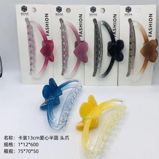 Card 13cm love semicircular head claw