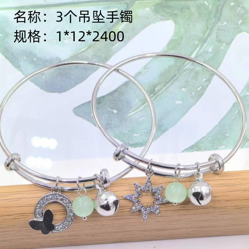 3 pendant bracelets