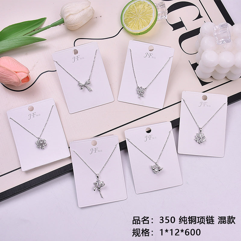 350 Pure Copper Necklaces, Mixed Styles
