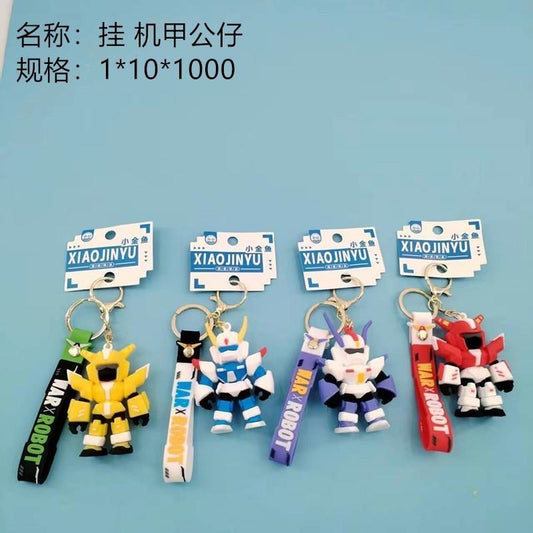 Hang the mecha figurine